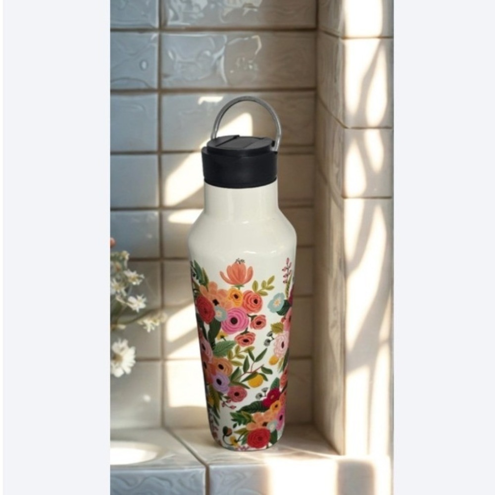 Corkcicle x Rifle Paper Co Garden Party 20oz Canteen Floral Water Bottle Cream - Picture 14 of 14